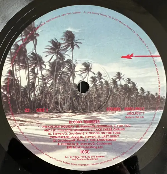 10cc - Bloody Tourists (Gatefold, LP, Album, Reissue, Stereo) - фото №7