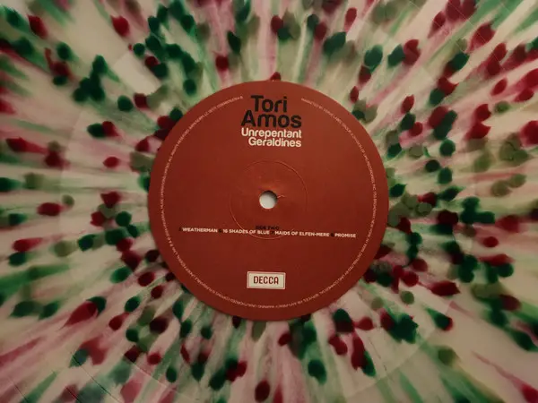 Tori Amos - Unrepentant Geraldines (2 платівки, Прозорий, Зелений, Червоний, Бризки, Альбом, Deluxe видання, Перевидання) - фото №5
