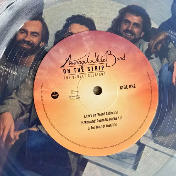 Average White Band - On The Strip (The Sunset Sessions) (2 платівки, Напівпрозорий, Збірник) - фото №6