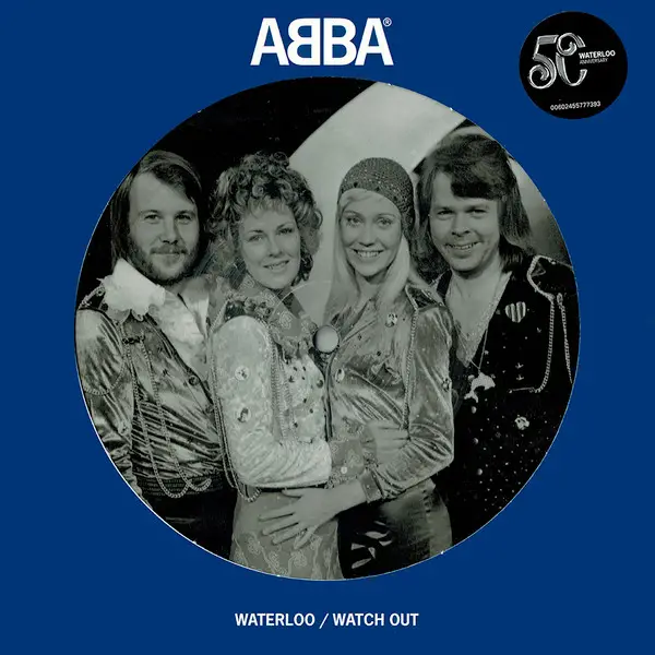 ABBA - Waterloo / Watch Out (Single, Reissue) - фото №1