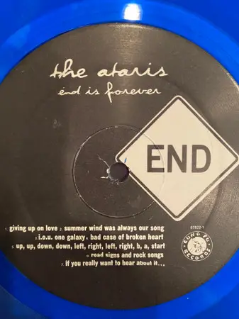 The Ataris - End Is Forever (Синий, Полупрозрачный, Альбом, Лимитированое, Переиздание) - фото №4