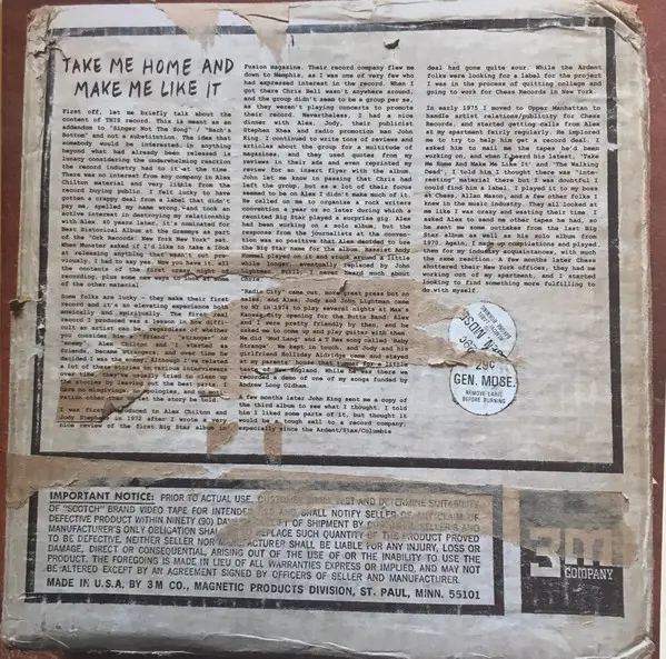 Alex Chilton - Take Me Home And Make Me Like It - фото №5