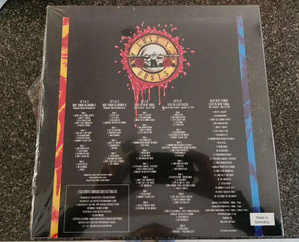 Guns N' Roses - Use Your Illusion I & II (12 платівок, Збірник, Deluxe видання, Лимітоване, Перевидання, Ремастеринг) - фото №7