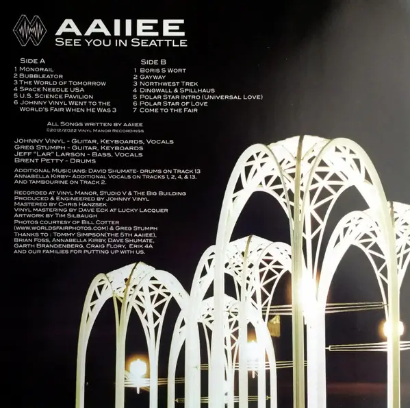 Aaiiee - See You In Seattle (Colored, vinyl, LP, Album, Reissue) - фото №5