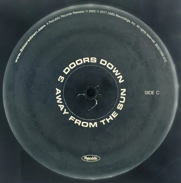 3 Doors Down - Away From The Sun (2 пластинки, LP, Album, Reissue) - фото №5