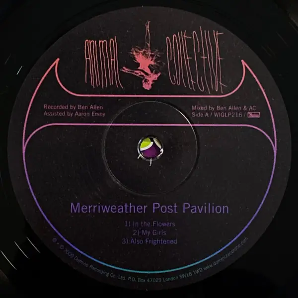 Animal Collective - Merriweather Post Pavilion (2 платівки, Розкладна обкладинка, Альбом, Перевидання) - фото №5