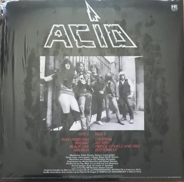 Acid - Maniac (2 пластинки, Red, Black, LP, Remastered) - фото №3