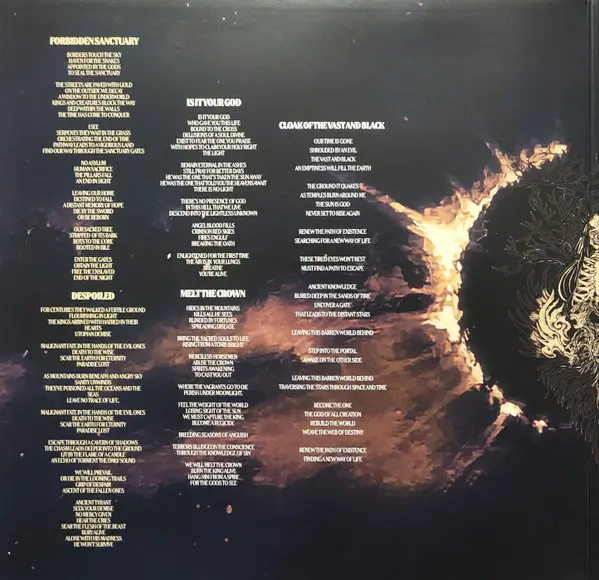 Anciients - Beyond The Reach Of The Sun (2 платівки, Прозорий, Синій, Чорний, Мармур, Альбом, Лимітоване) - фото №3