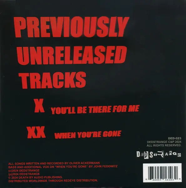 A Place To Bury Strangers - You'll Be There For Me / When You're Gone (White, Single) - фото №2