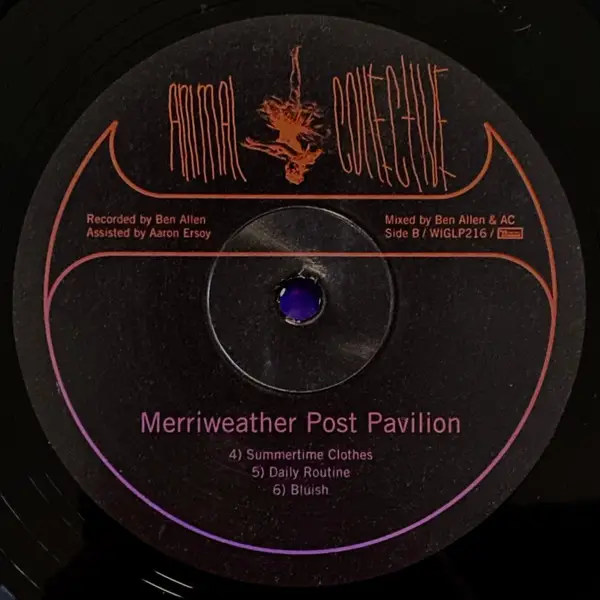 Animal Collective - Merriweather Post Pavilion (2 платівки, Розкладна обкладинка, Альбом, Перевидання) - фото №6