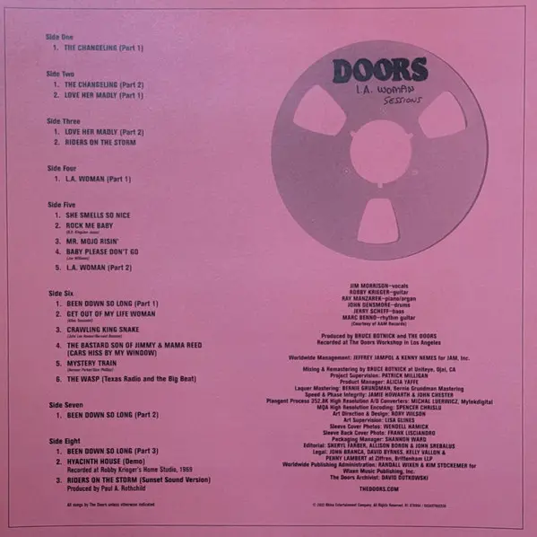The Doors - L.A. Woman Sessions (4 платівки) - фото №19