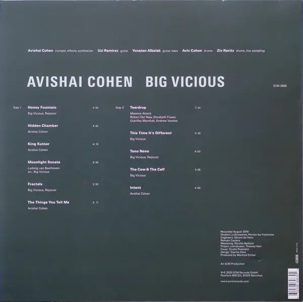 Avishai E. Cohen & Big Vicious - Big Vicious (Альбом) - фото №2