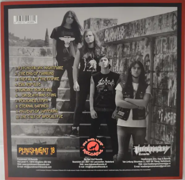 Adversor - The End Of Mankind (LP, Album) - фото №2