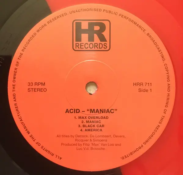 Acid - Maniac (2 пластинки, Red, Black, LP, Remastered) - фото №5