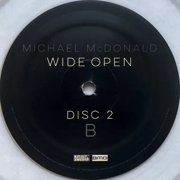 Michael McDonald - Wide Open (2 платівки, Translucent, LP, Album) - фото №8