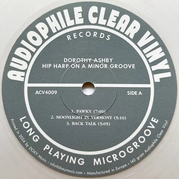 Dorothy Ashby - Hip Harp On A Minor Groove (2 платівки, Прозорий, Збірник, Лимітоване) - фото №3