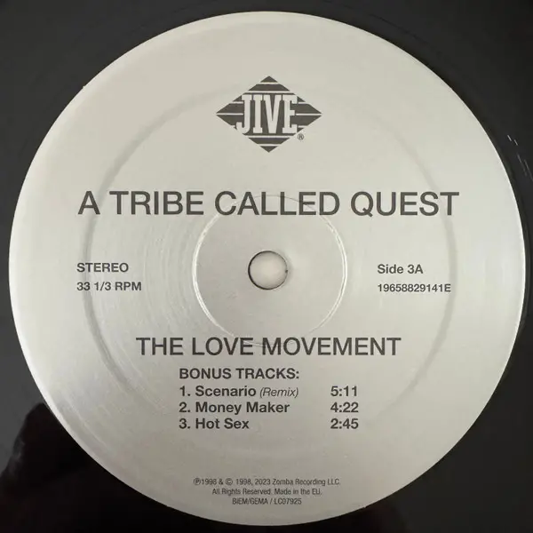 A Tribe Called Quest - The Love Movement (3 пластинки, LP, Album, Reissue) - фото №11