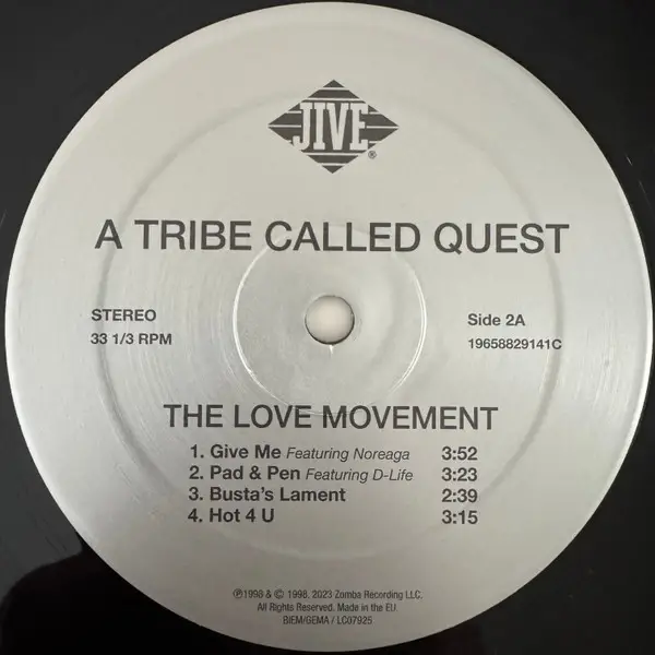 A Tribe Called Quest - The Love Movement (3 пластинки, LP, Album, Reissue) - фото №9