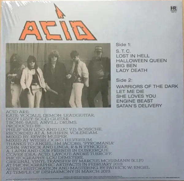 Acid - Engine Beast (2 пластинки, Red, Blue, LP) - фото №3