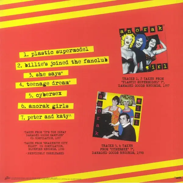 Anorak Girl - Plastic Fantastic (Красный, Прозрачный, Односторонний, Record Store Day, Сборник, Лимитированое) - фото №2