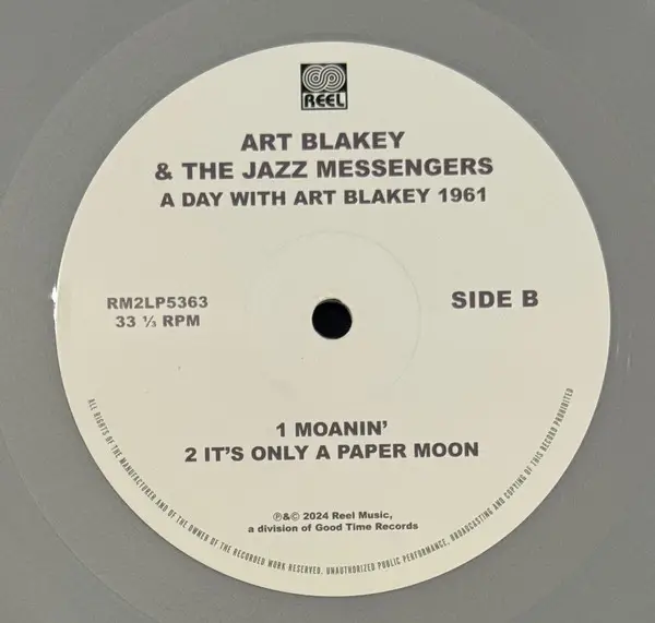 Art Blakey & The Jazz Messengers - A Day Wth Art Blakey 1961 (2 платівки, Металічний колір, Срібний, Перевидання) - фото №6