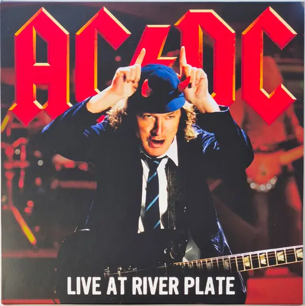 AC/DC - Live At River Plate (3 платівки, Gold, 180g, LP, Album, Reissue, Stereo)