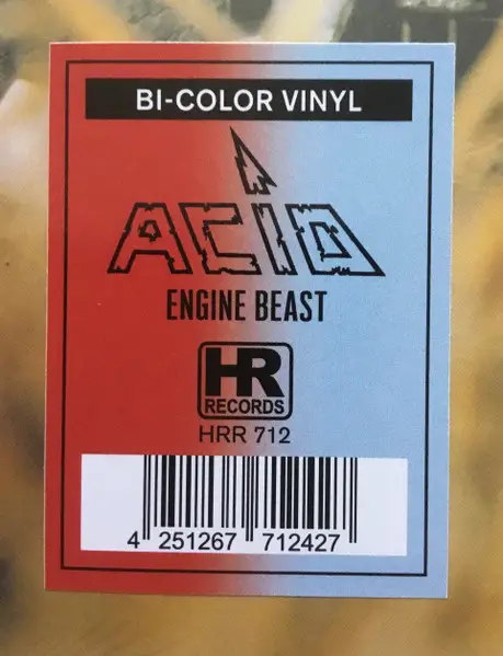 Acid - Engine Beast (2 пластинки, Red, Blue, LP) - фото №2