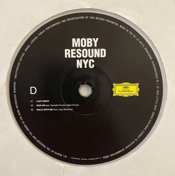 Moby - Resound NYC (2 пластинки, Прозрачный, Альбом, Лимитированое) - фото №8