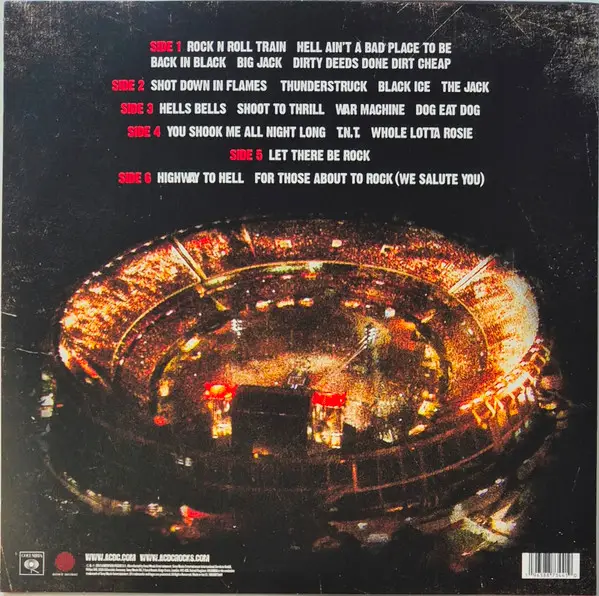 AC/DC - Live At River Plate (3 платівки, Gold, 180g, LP, Album, Reissue, Stereo) - фото №2