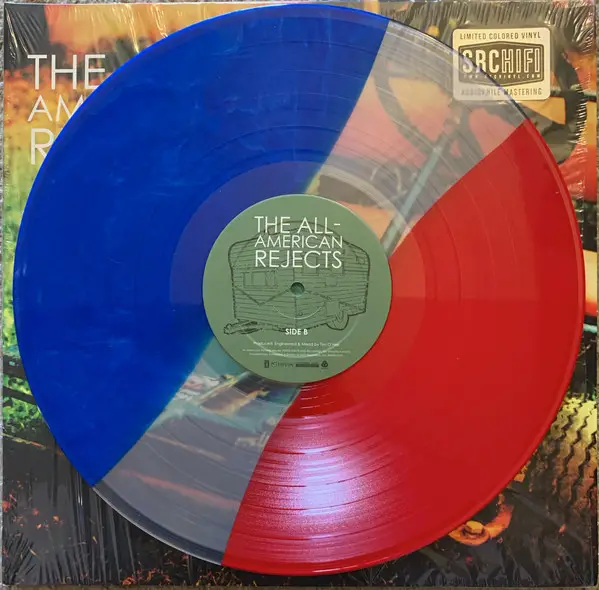 The All-American Rejects - The All American Rejects (2 платівки, Червоний, Прозорий, Альбом, Перевидання, Ремастеринг) - фото №6