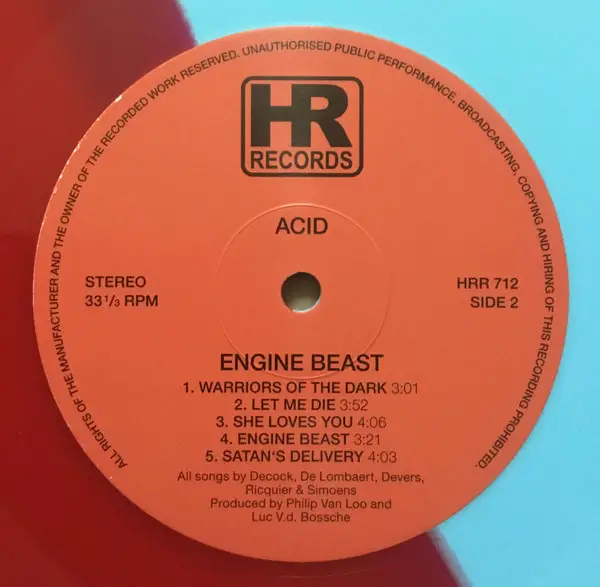Acid - Engine Beast (2 пластинки, Red, Blue, LP) - фото №6