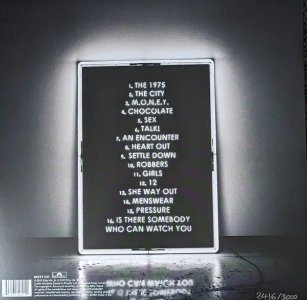 The 1975 - The 1975 (2 платівки, Black, White, Split, LP, Album, Numbered, Reissue) - фото №4