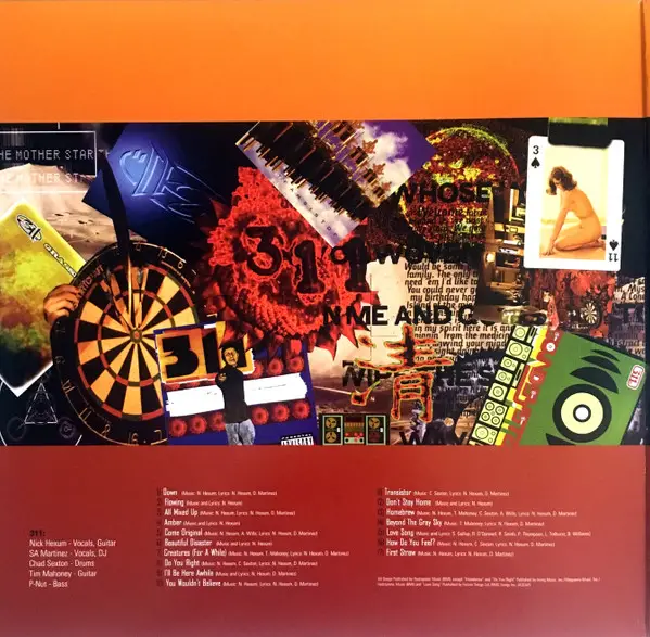 311 - Greatest Hits '93 - '03 (2 пластинки, LP, Compilation, Reissue) - фото №2
