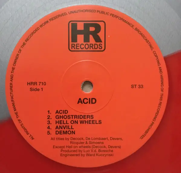 Acid - Acid (2 пластинки, Red, Silver, LP, Album, Remastered) - фото №3