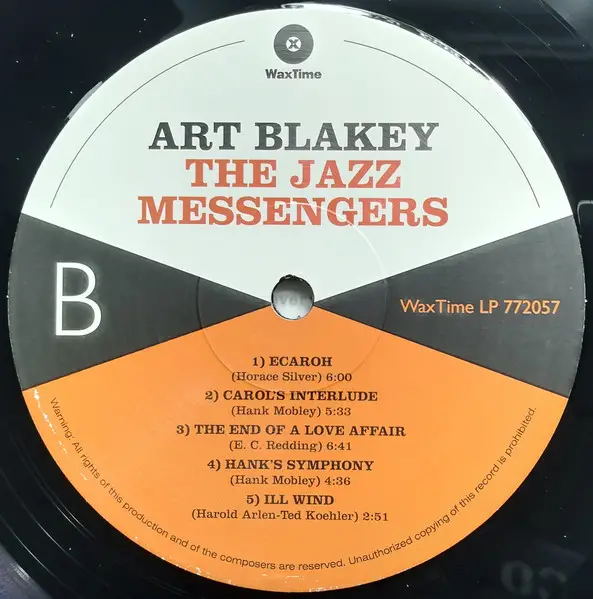 Art Blakey & The Jazz Messengers - The Jazz Messengers (180 грам, Альбом, Лимітоване, Перевидання, Ремастеринг) - фото №4