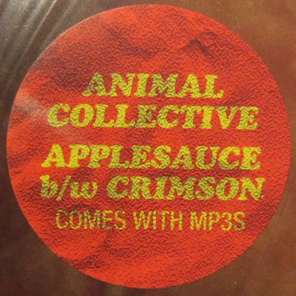 Animal Collective - Applesauce b/w Crimson (Сингл, 45 об/мин) - фото №4