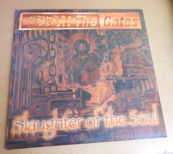 At The Gates - Slaughter Of The Soul (Жёлтый, Красный, Брызги, Альбом, Лимитированое, Переиздание, Ремастеринг) - фото №4