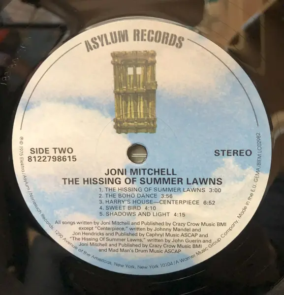 Joni Mitchell - The Hissing Of Summer Lawns (Gatefold, LP, Album, Reissue) - фото №6
