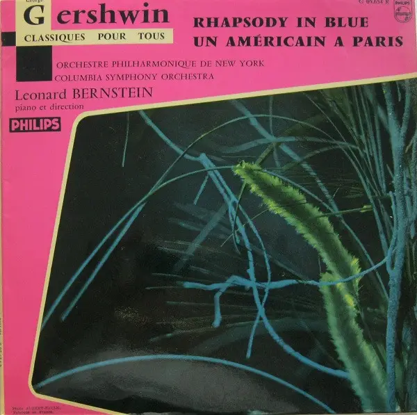 George Gershwin & New York Philharmonic & Columbia Symphony Orchestra & Leonard Bernstein - Rhapsody In Blue / Un Américain A Paris (LP, Reissue, Repress, Mono)