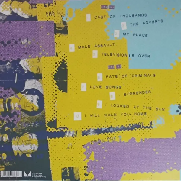 The Adverts - Cast Of Thousands  (LP, Album, Reissue) - фото №2