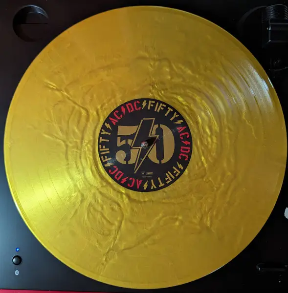 AC/DC - Live (2 пластинки, Gold, 180g, LP, Album, Reissue, Remastered) - фото №5