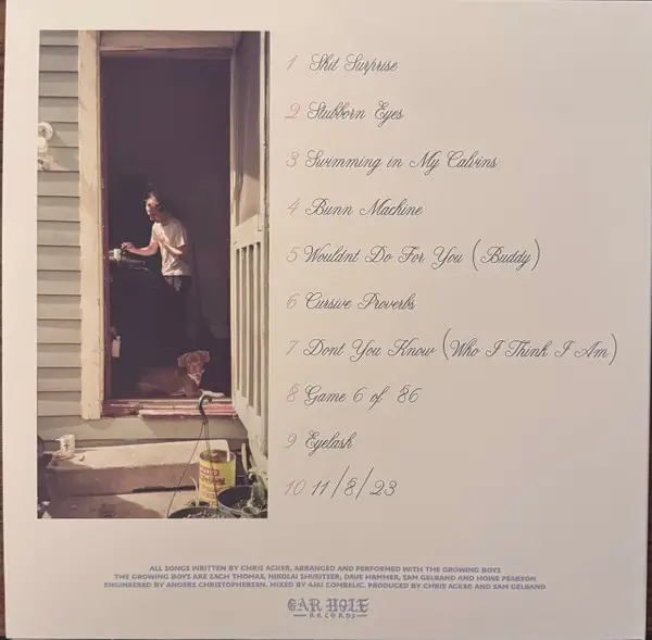 Chris Acker - Famous Lunch (Blue, LP, Album) - фото №2