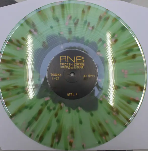 Agoraphobic Nosebleed - Frozen Corpse Stuffed With Dope (Metallic, Olive, Green, Gold, Splatter, LP, Album, Reissue) - фото №4