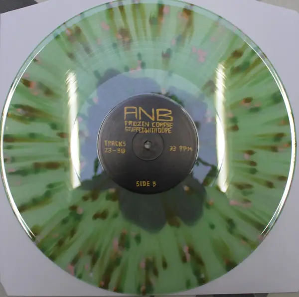 Agoraphobic Nosebleed - Frozen Corpse Stuffed With Dope (Metallic, Olive, Green, Gold, Splatter, LP, Album, Reissue) - фото №5