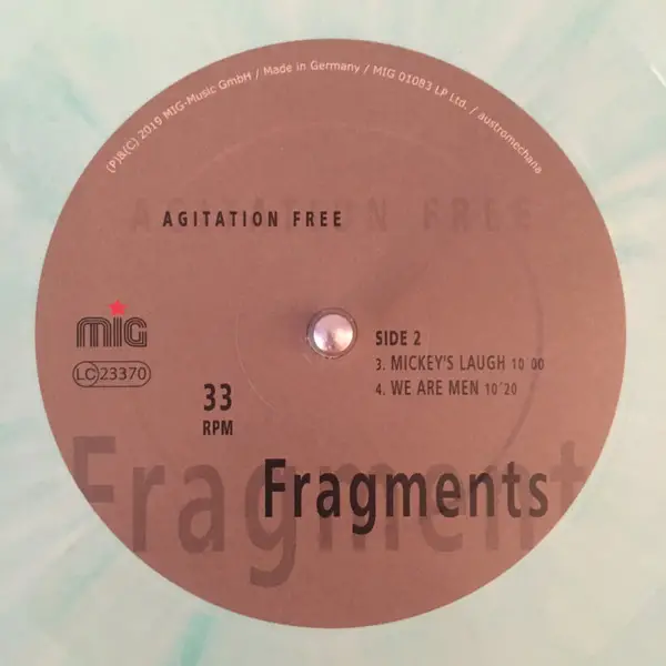 Agitation Free - Fragments (Mint, Green, LP, Album, Reissue, Stereo) - фото №4