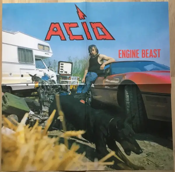 Acid - Engine Beast (2 пластинки, Red, Blue, LP) - фото №14