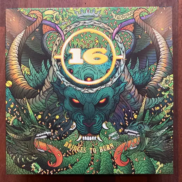 16 - Bridges To Burn (Swamp, Green, LP, Album, Reissue)