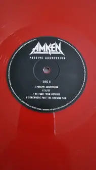 Amken - Passive Aggression (Красный, 180 грамм, Альбом, Лимитированое) - фото №6
