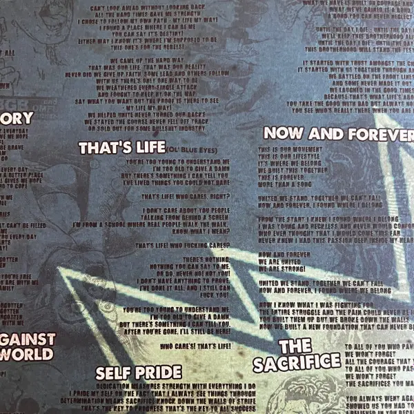 Agnostic Front - My Life My Way (Green, Olive, Blue, Transparent, LP, Album, Reissue, Repress) - фото №6