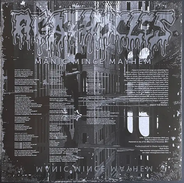 Agathocles & Embalming Theatre - Lost In Gadget-City (Brown, LP) - фото №5